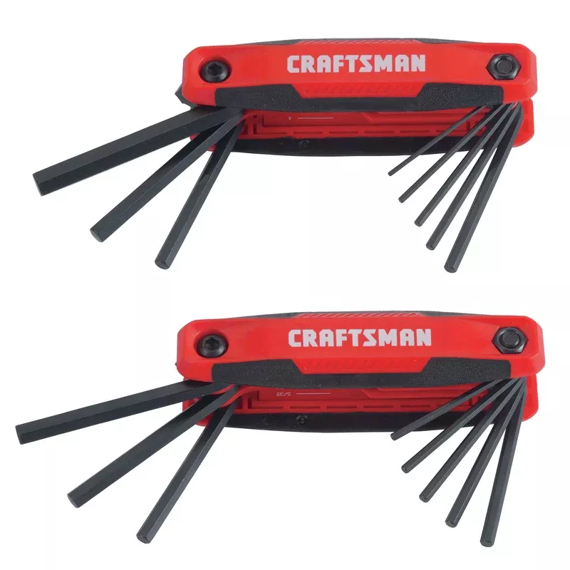 Craftman Metric and SAE Fold-Up Hex Key Set