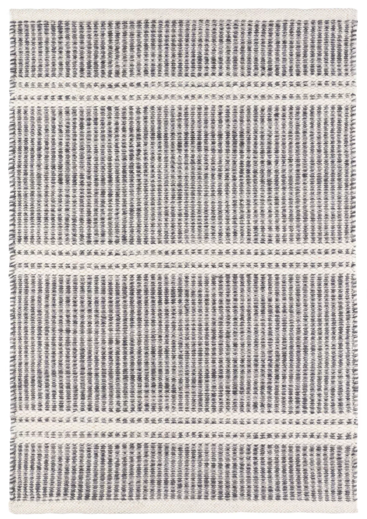 Dash & Albert - Malta Grey Woven Wool Rug