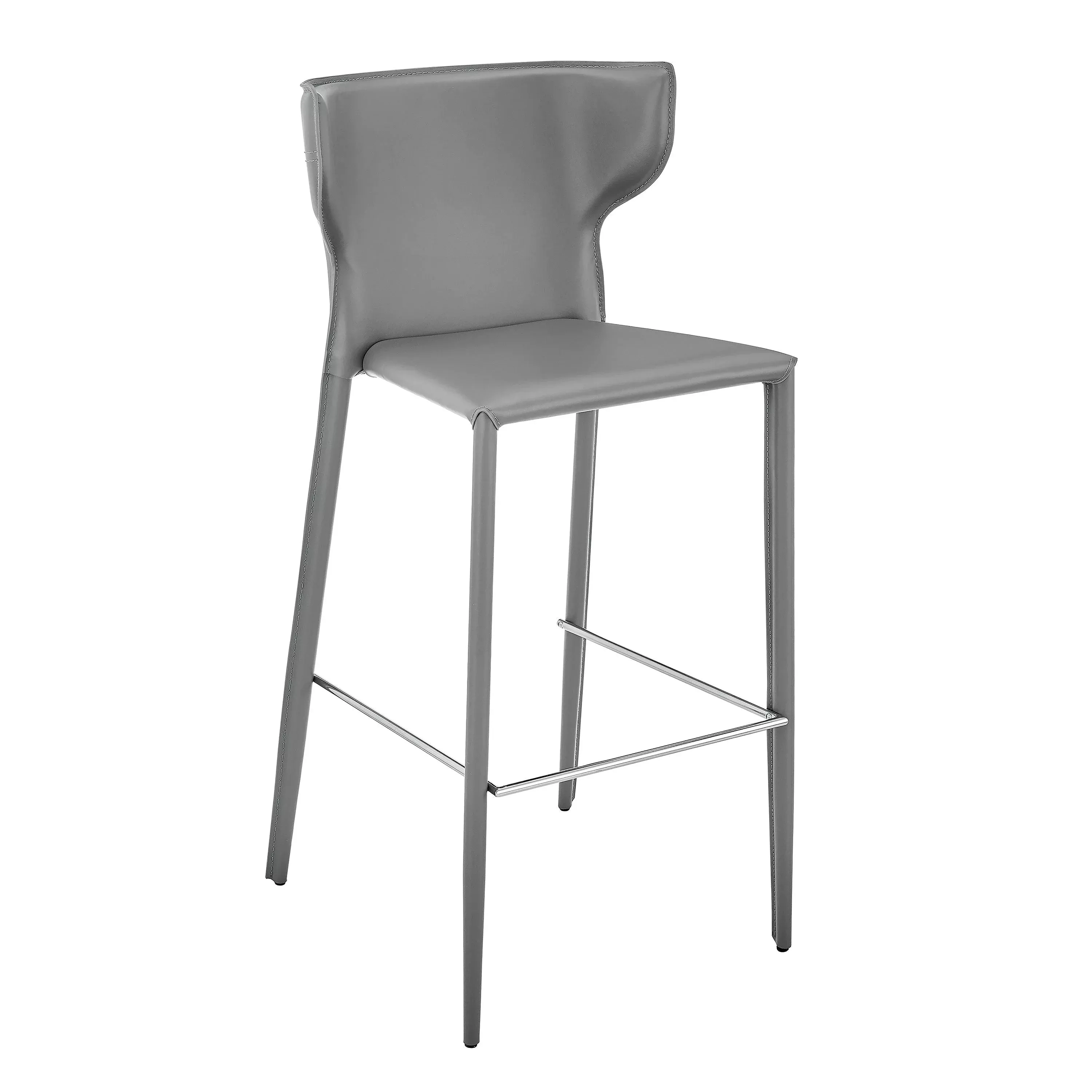 Divinia Bar Stool in Gray - Set of 2