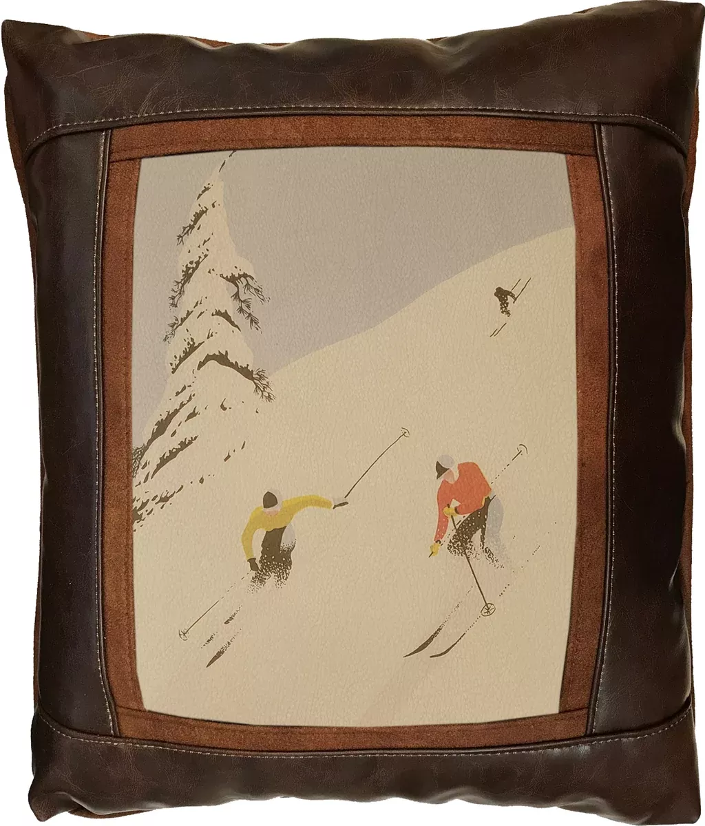 Down The Hill Frame Pillow by Sweetwater