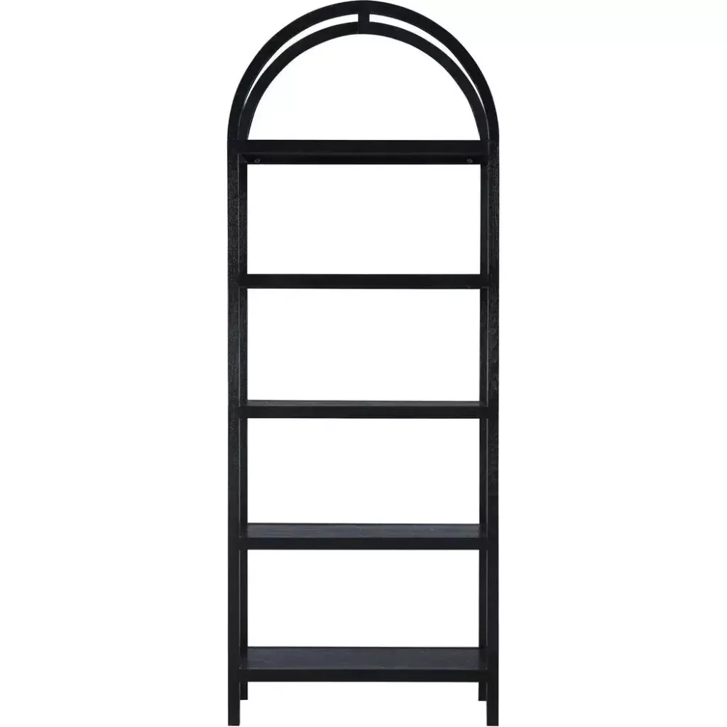 Eero Black Oak Wood BookShelf Shelf