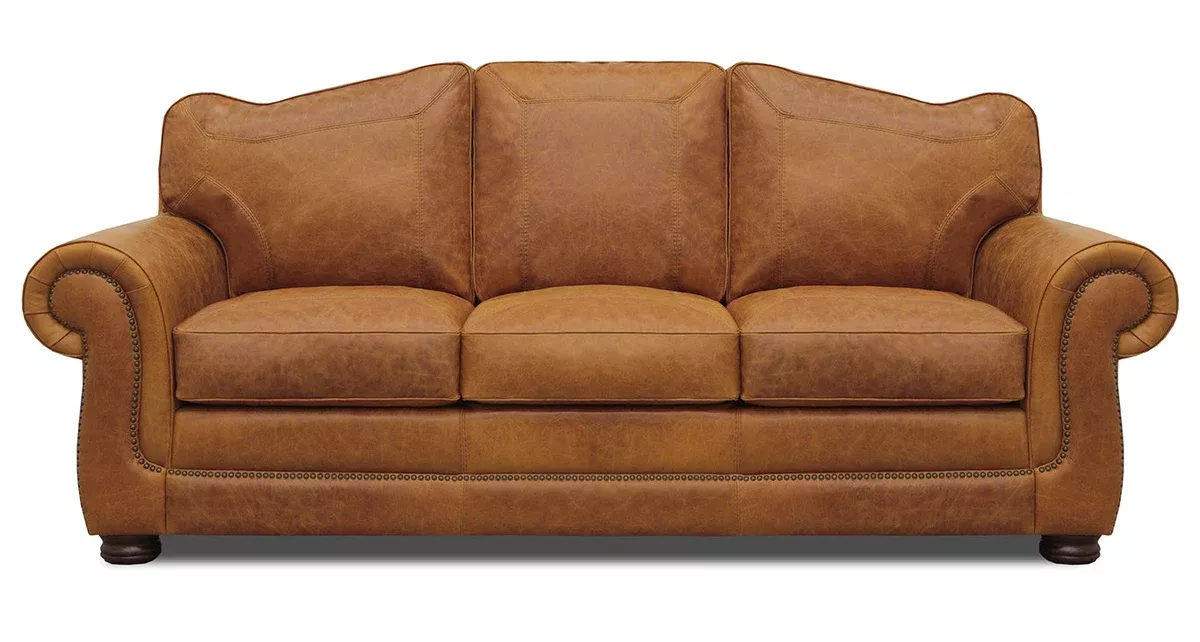 Eleanor Rigby Burke Laguna Leather Sofa