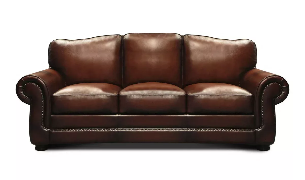 Eleanor Rigby Classic Leather Sofa