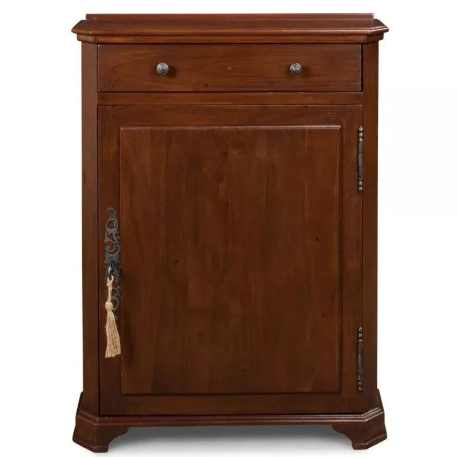 Entryway Slim Dante Hall Cabinet Walnut