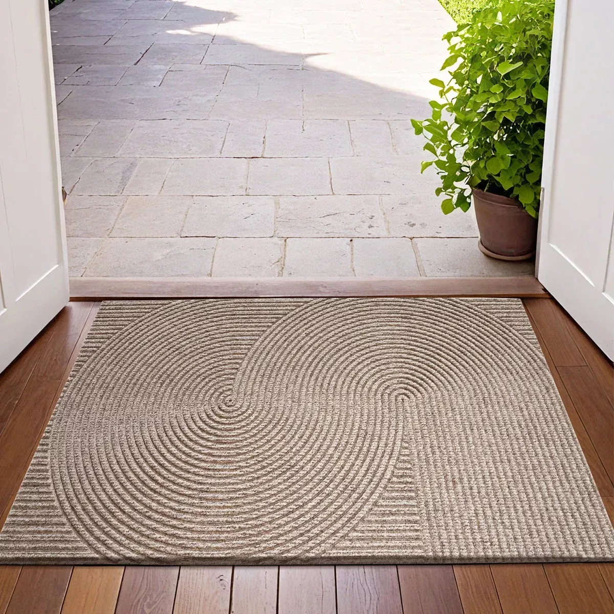 Fenna 3D Groove Doormat