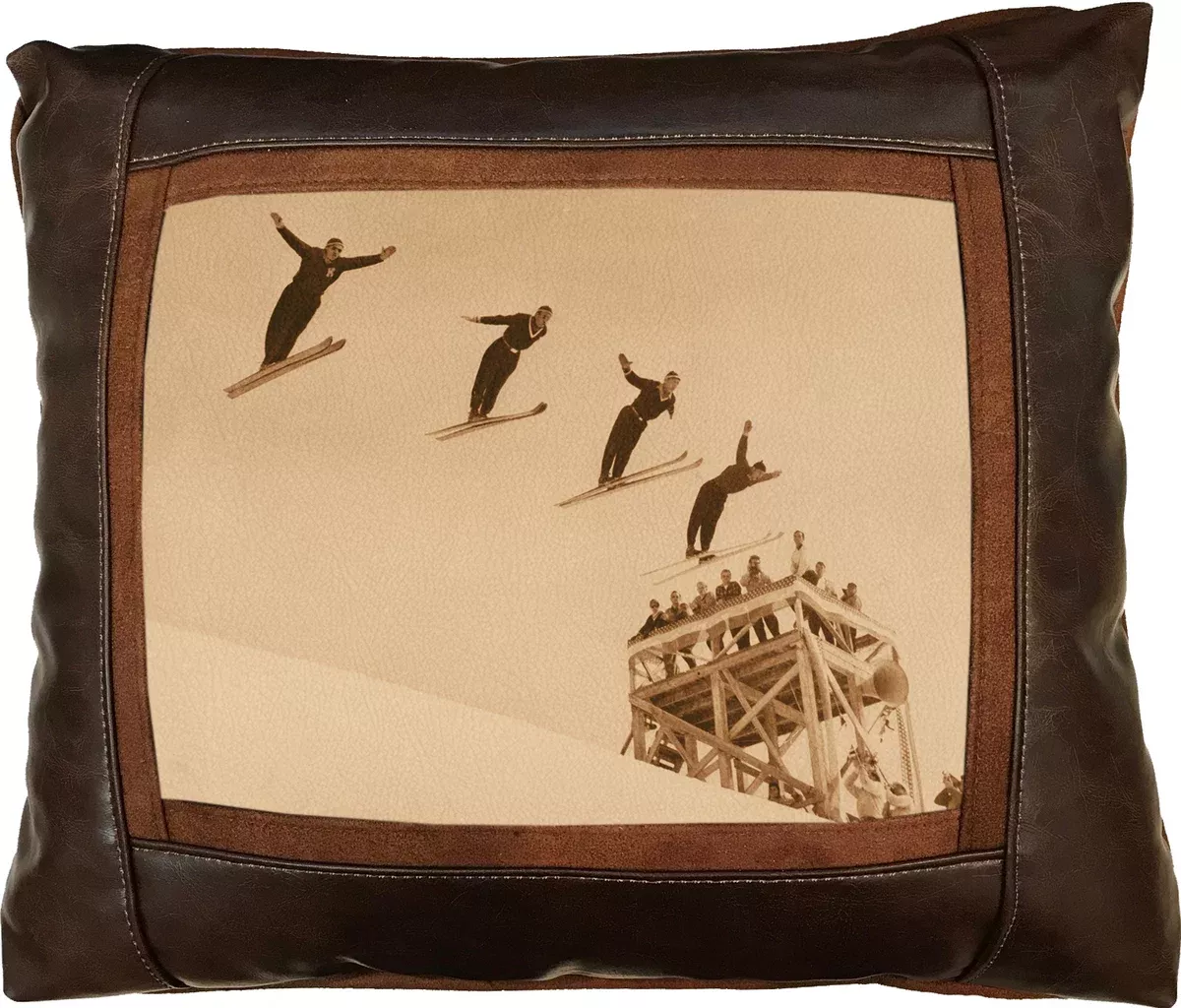 Four Jumpers Frame Pillow by Sweetwater
