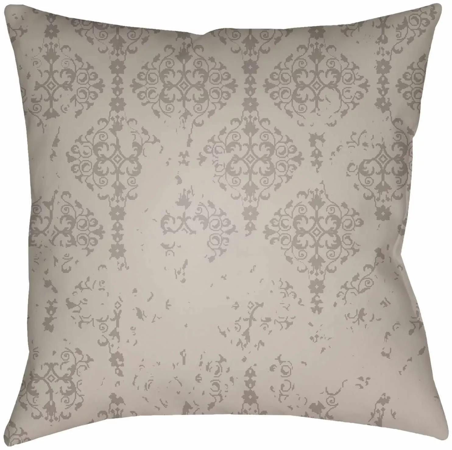 Gazi Vintage Damask Accent Outdoor Pillow