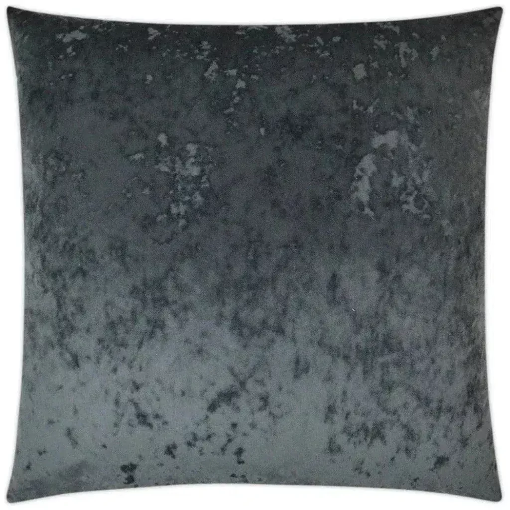 A La Mode Charcoal Solid Grey Large Throw Pillow Insert