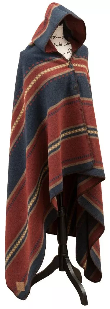Lariat Hooded Wool Throw