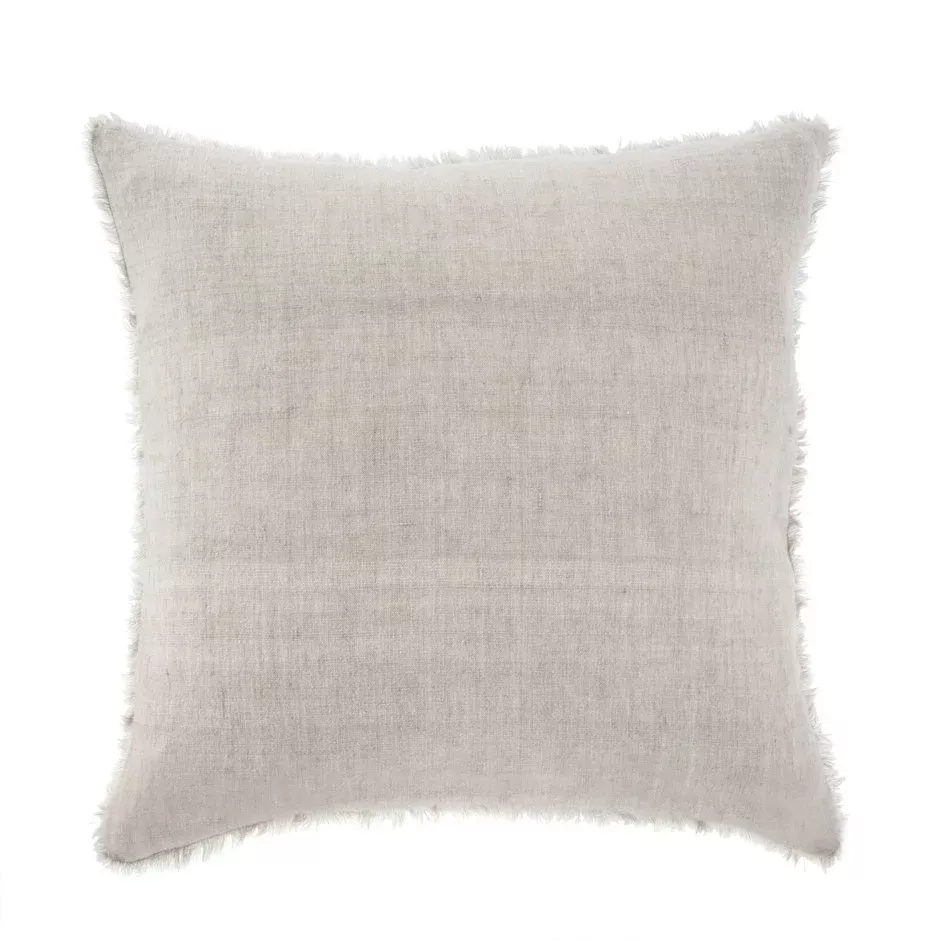 Lina Linen Pillow - Oat (Three Sizes Available)