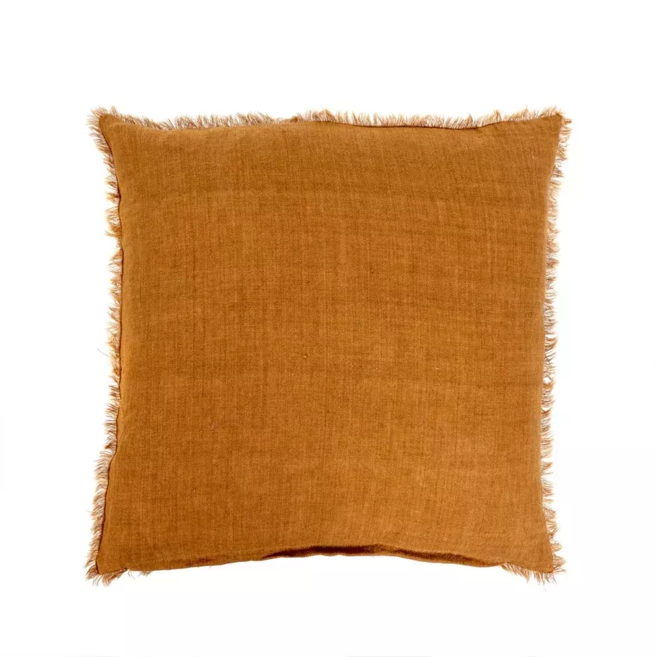 Lina Linen Pillow - Tobacco