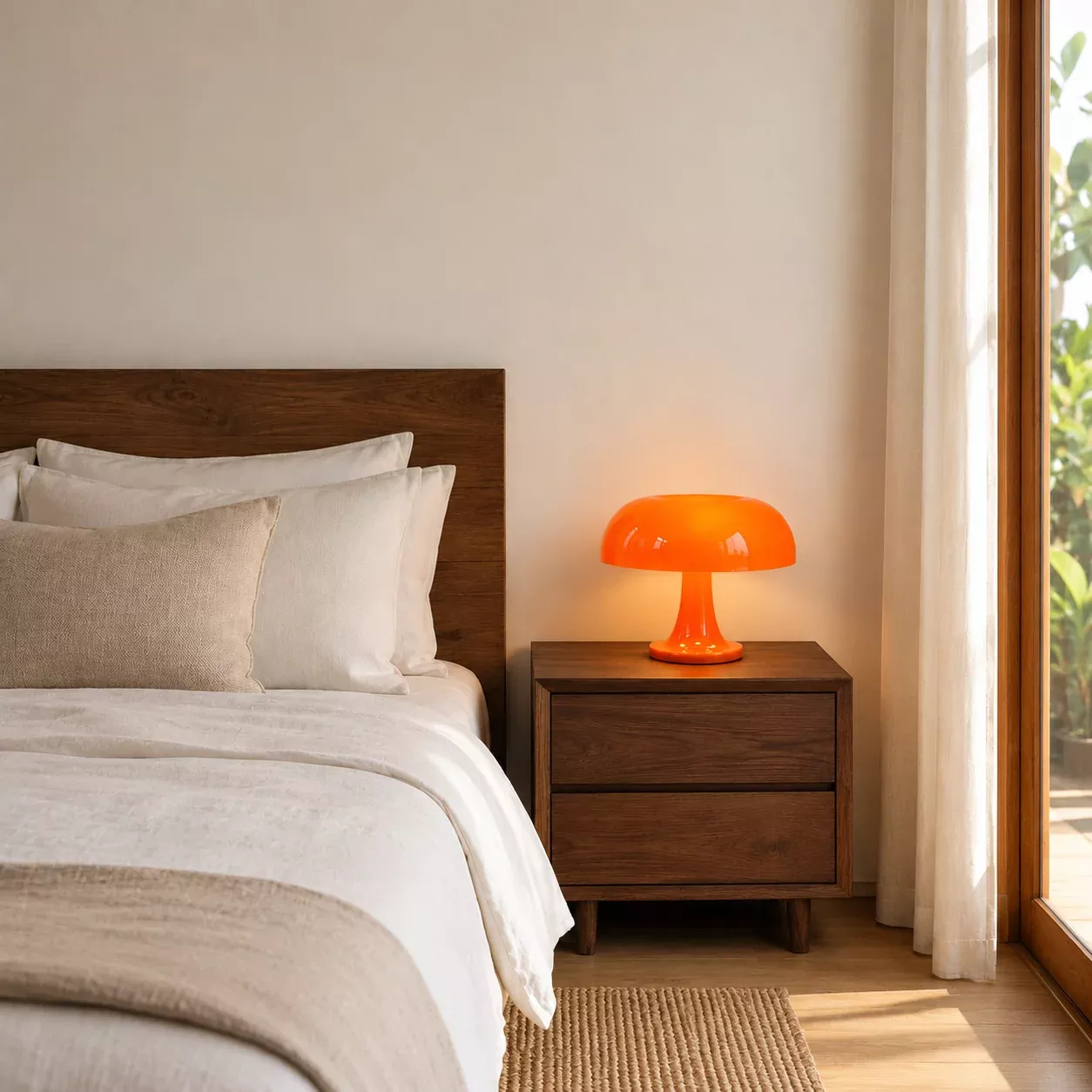 Luigi Retro Mushroom Portable Table Lamp