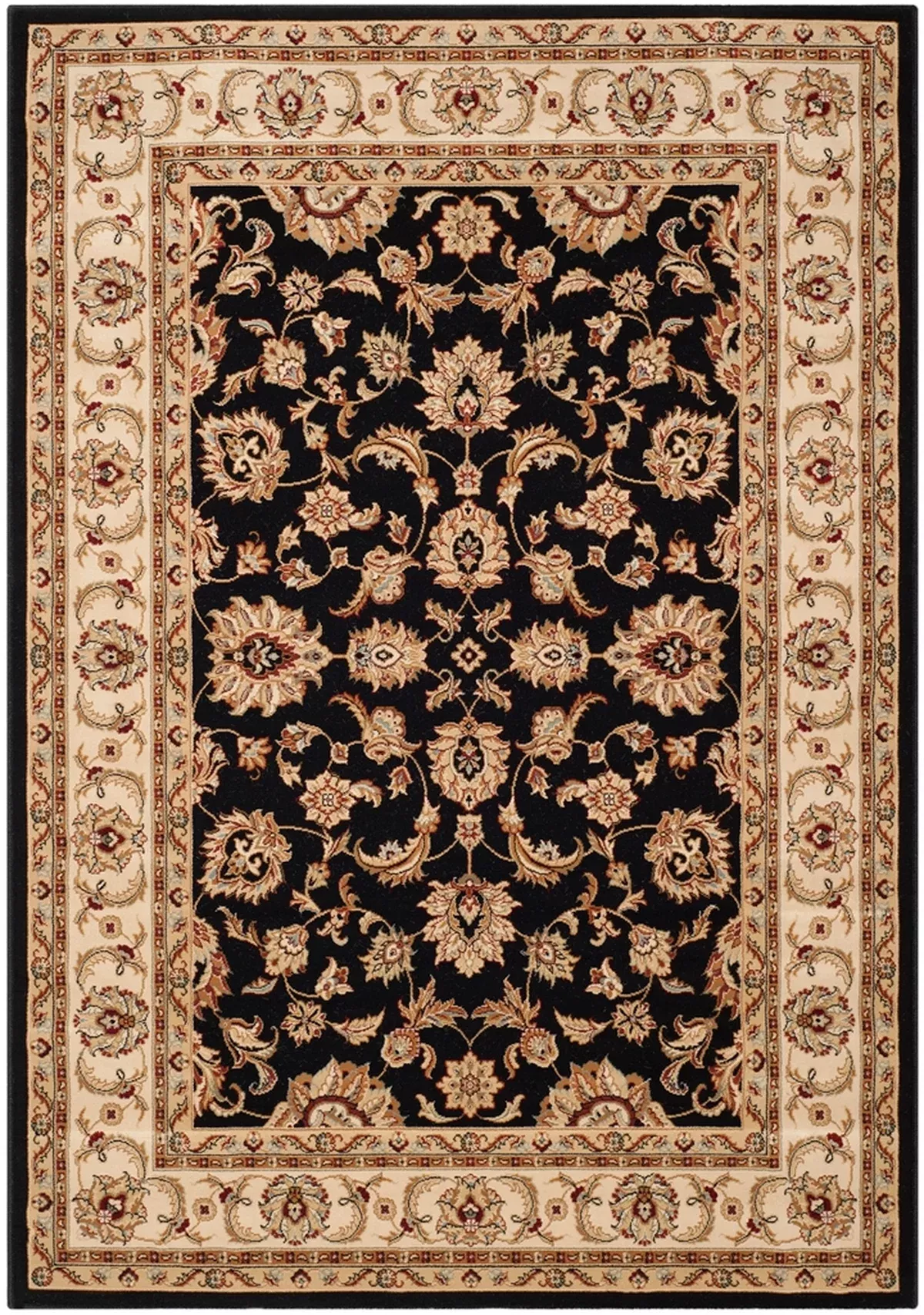 Maj4672 Elegant Power Loomed Rectangular Rug from Turkey – Durable Polypropylene Heat Set Fiber