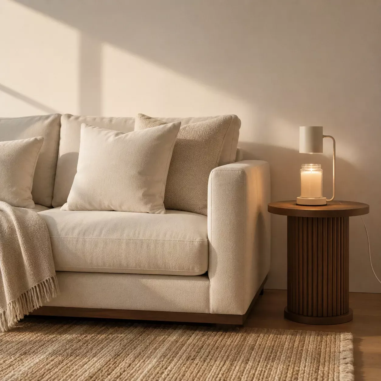 Maple Candle Warmer Lamp - Adjustable Timer & Dimmer