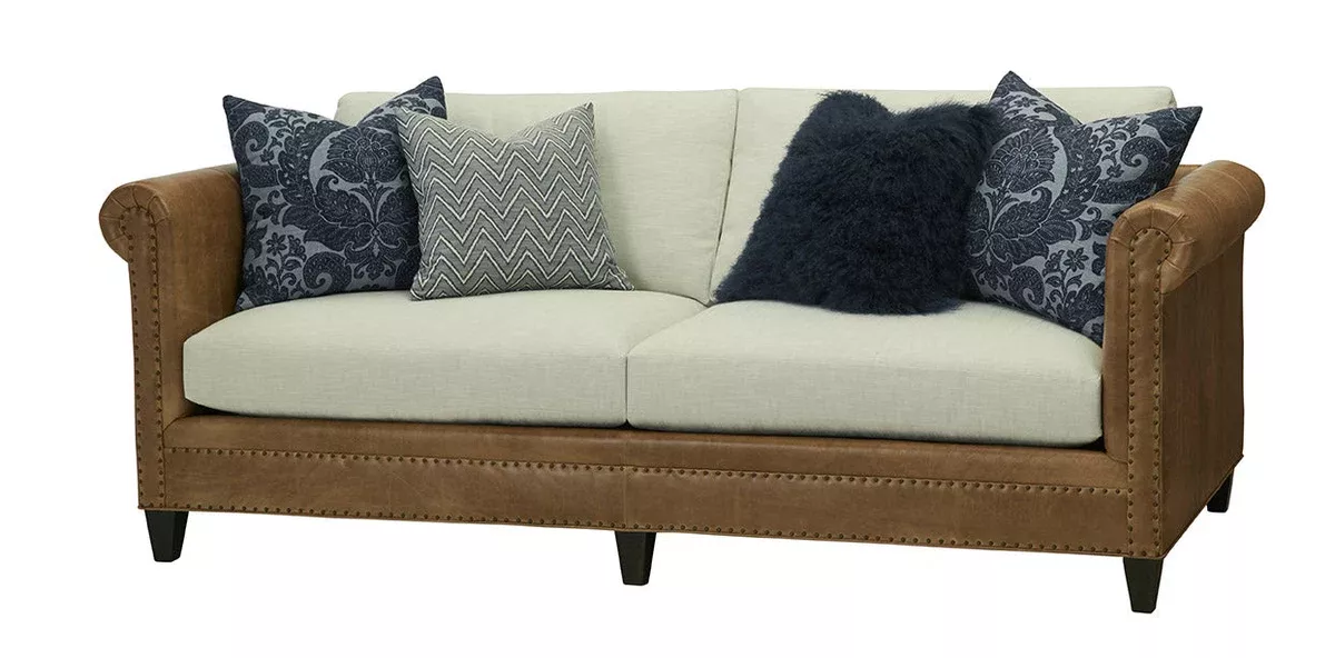 Massoud Citation Leather Sofa