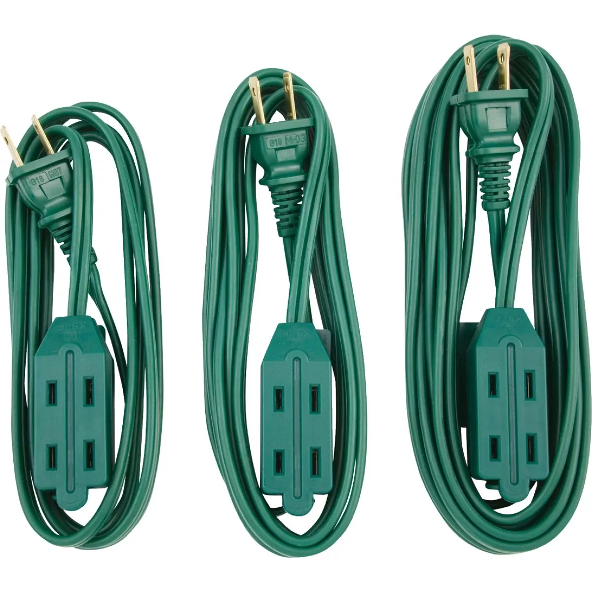Master Electrician 6 Ft./9 Ft./15 Ft. 16/2 Extension Cord Set (3-pack)