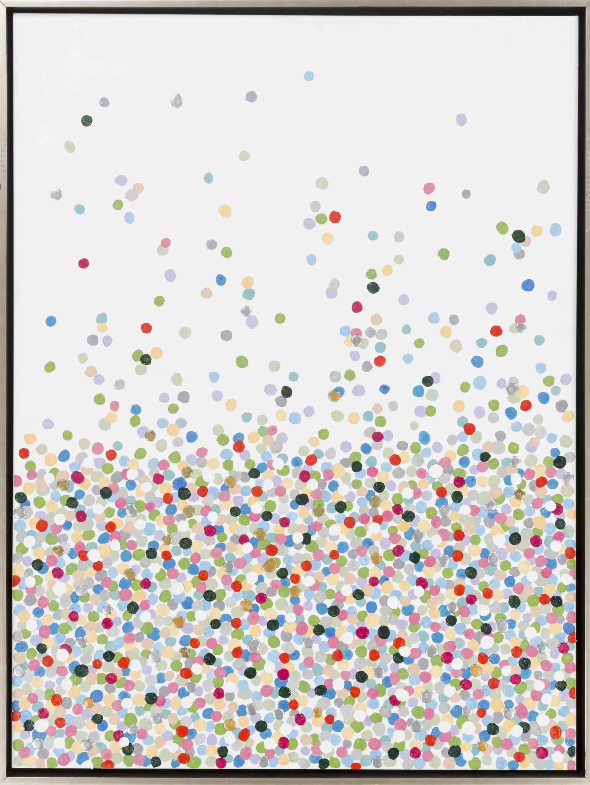 Nelse Multicolor Polka Dot Pattern Wall Art - Clearance