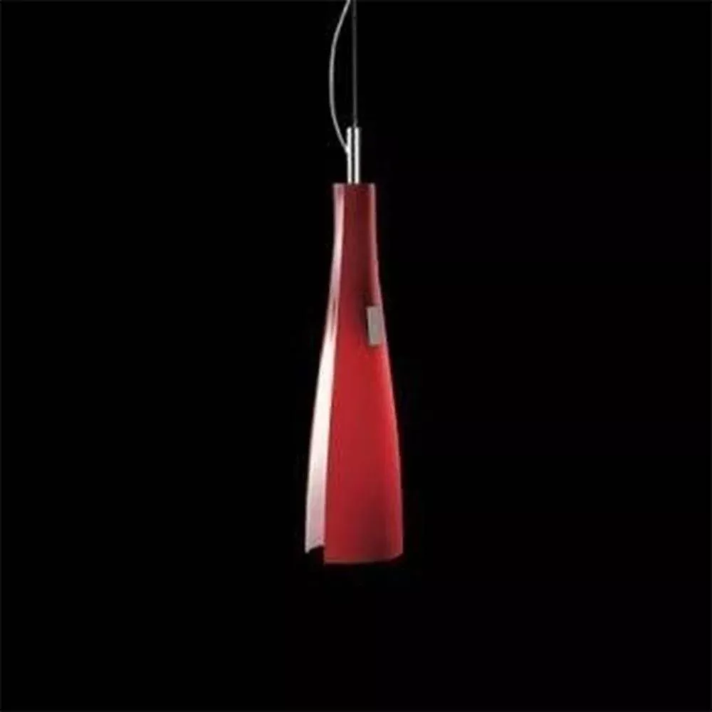Oslo Red Pendant Light by Sillux | FLOOR MODEL