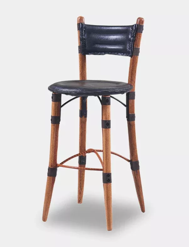 Pacific Green Mauritius Black Barstool