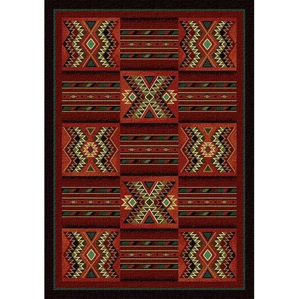 Painted Cliffs Red Area Rug