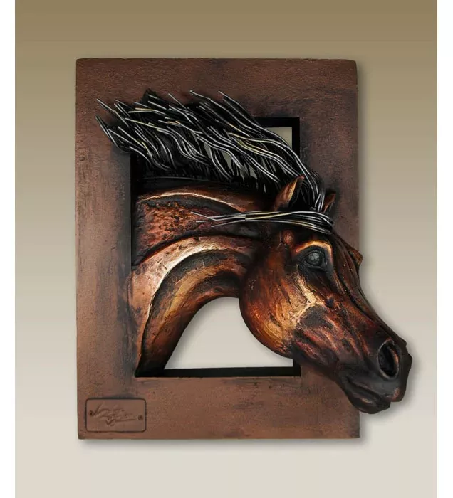Running Horse Metal Wall Decor