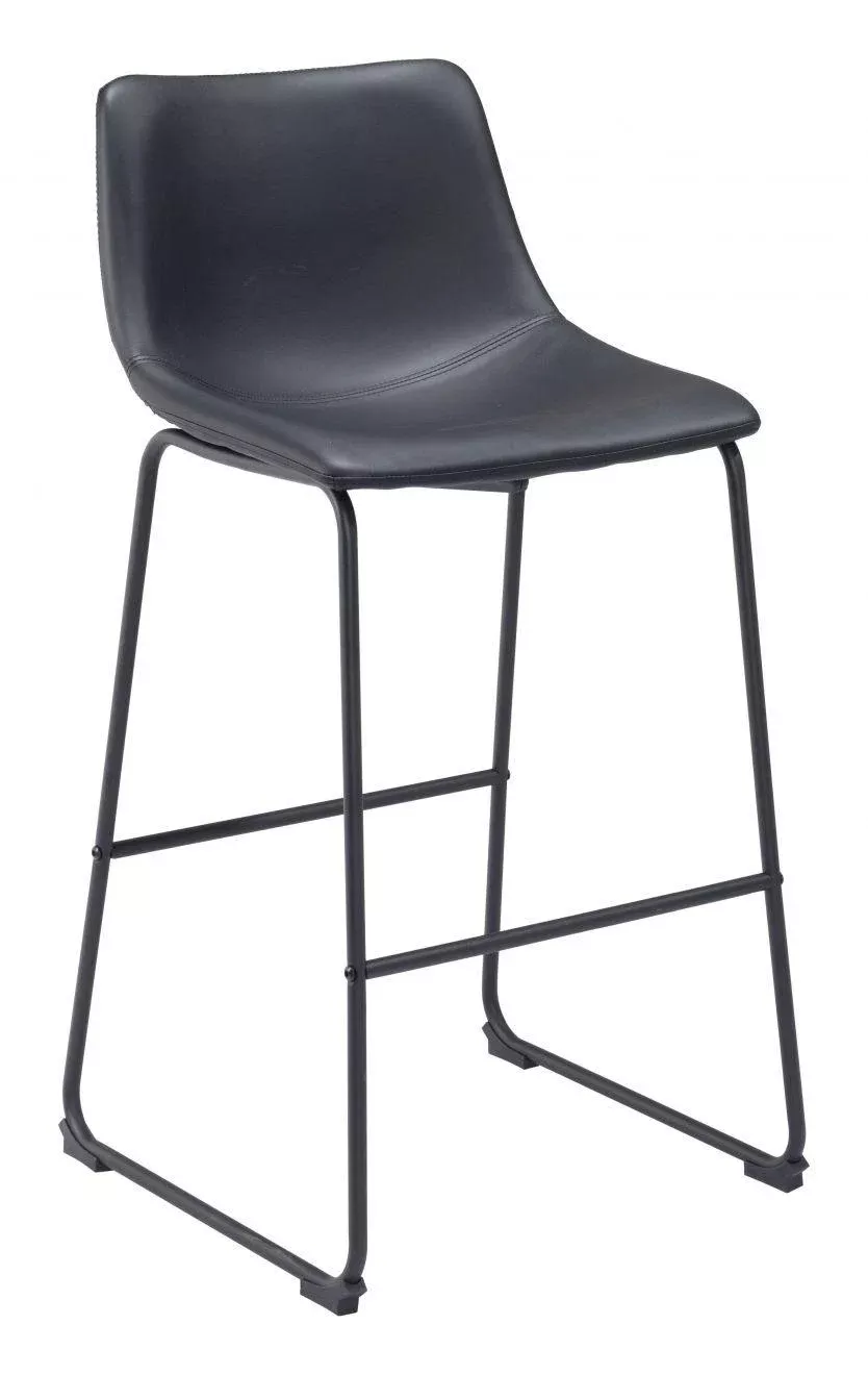 Smart Bar Chair (Set of 2) Black