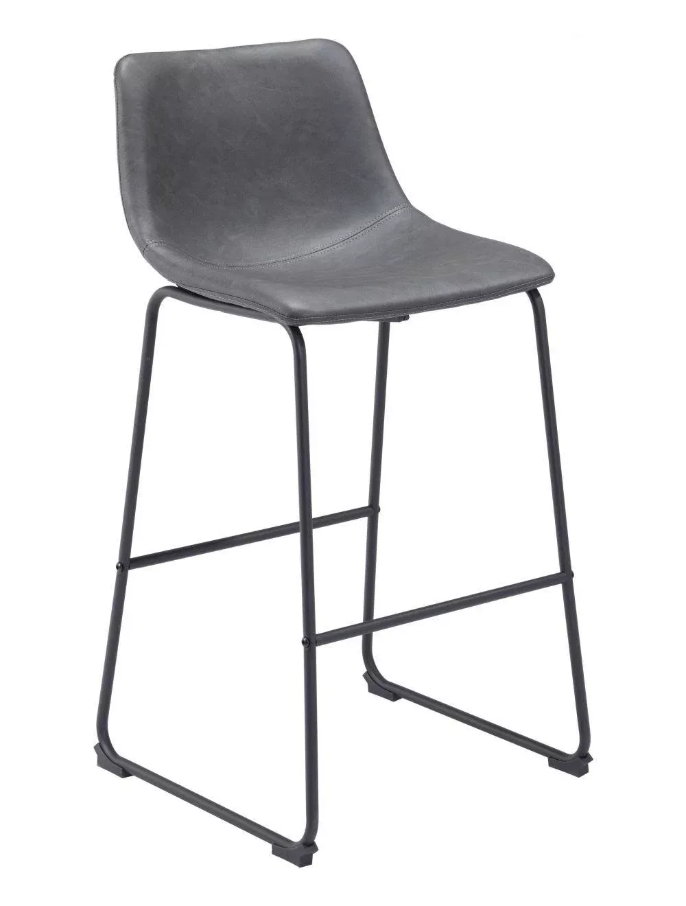 Smart Bar Chair (Set of 2) Charcoal