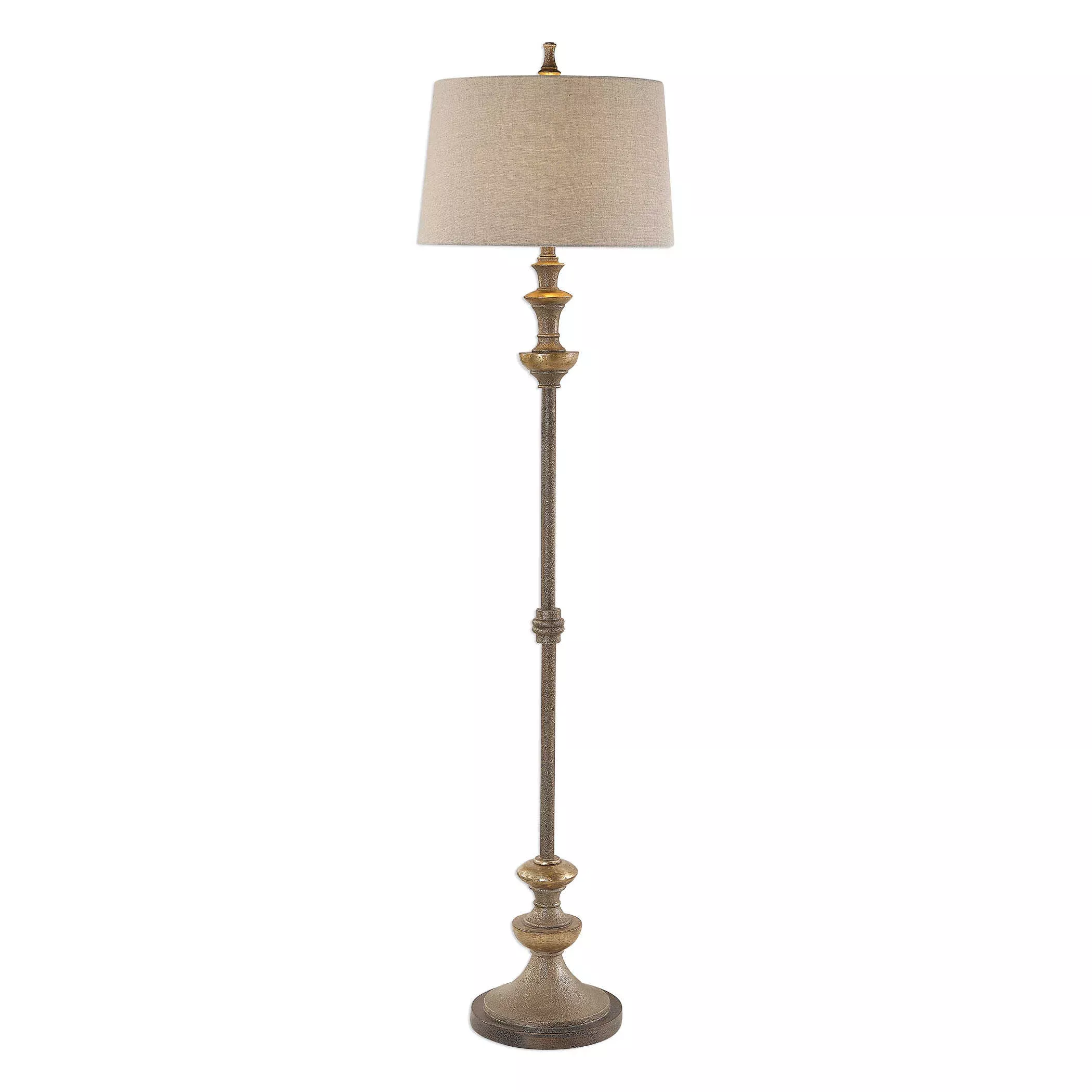 Vetralla Silver Bronze Floor Lamp