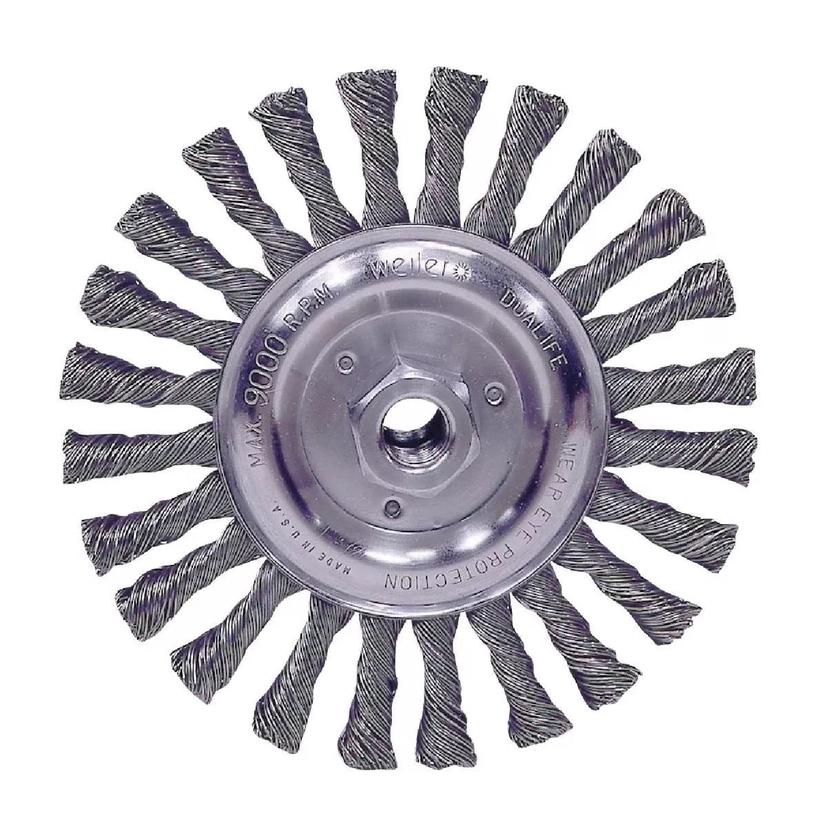 Vortec 6 In. Stringer Bead 0.025 In. Angle Grinder Wire Wheel
