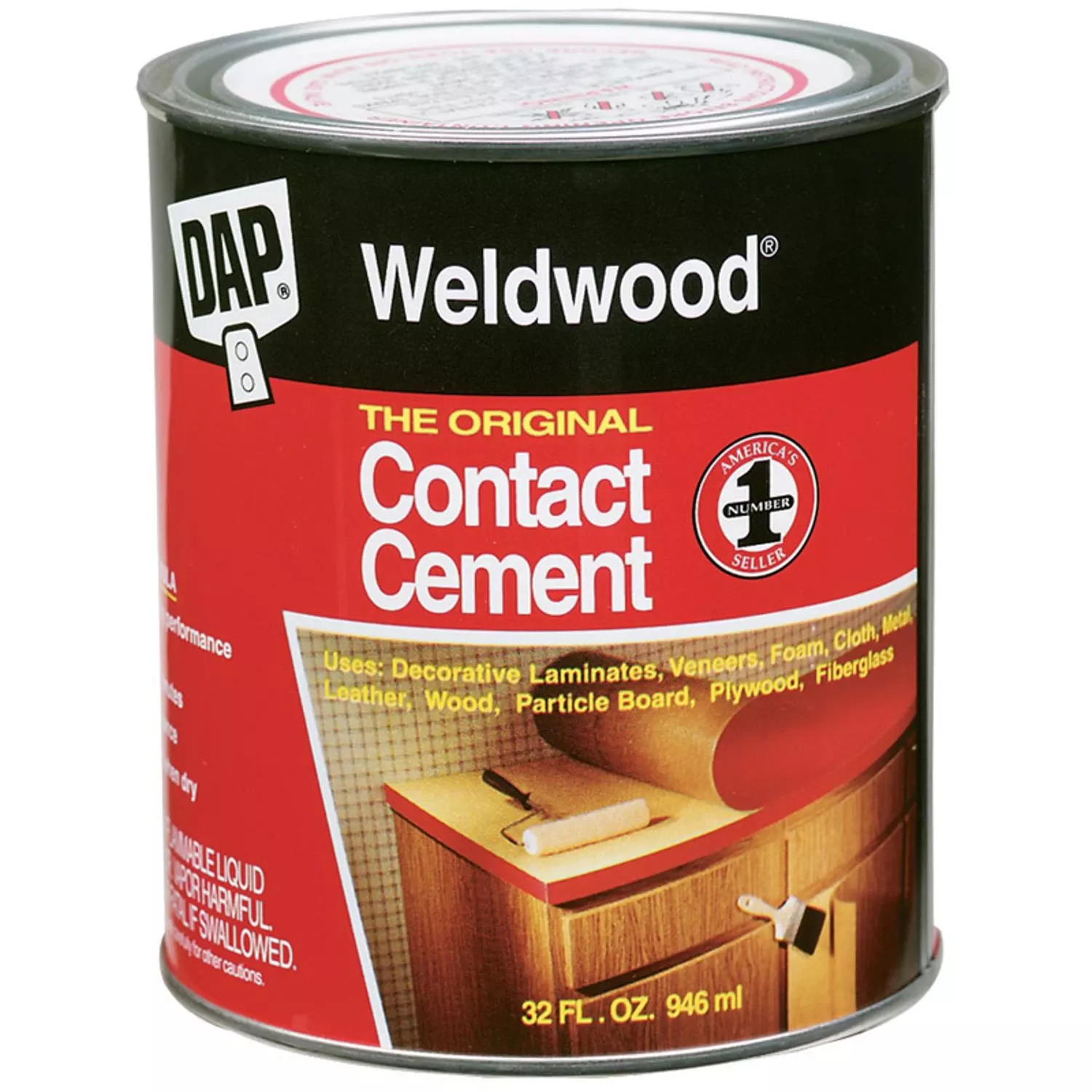 Weldwood Contact Cement, 1-qt.
