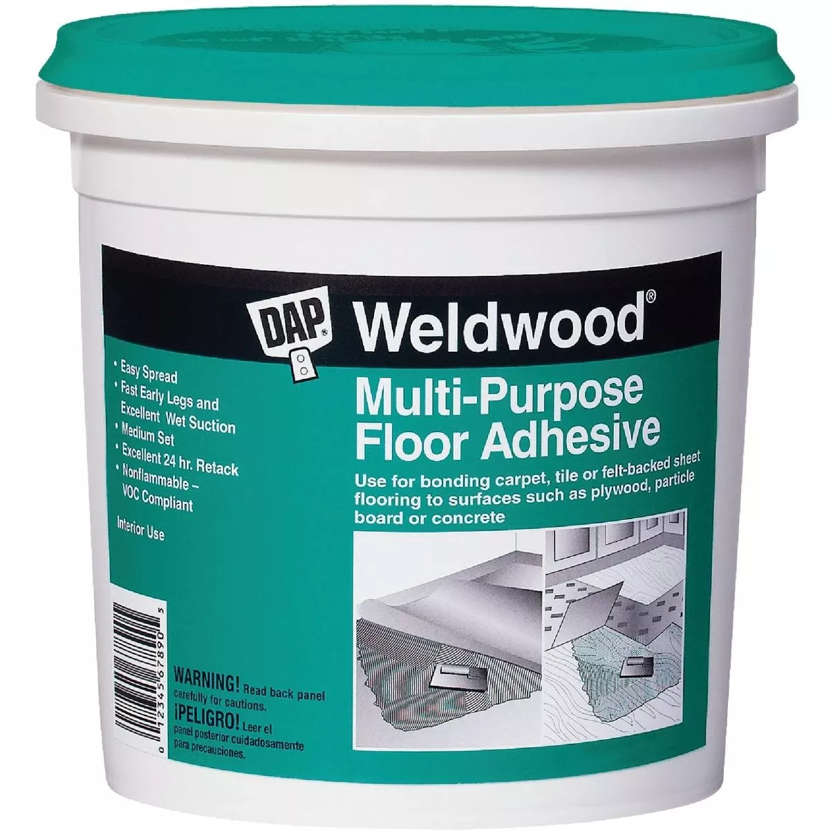 Weldwood Multi-purpose Floor Adhesive, 4 Gal.