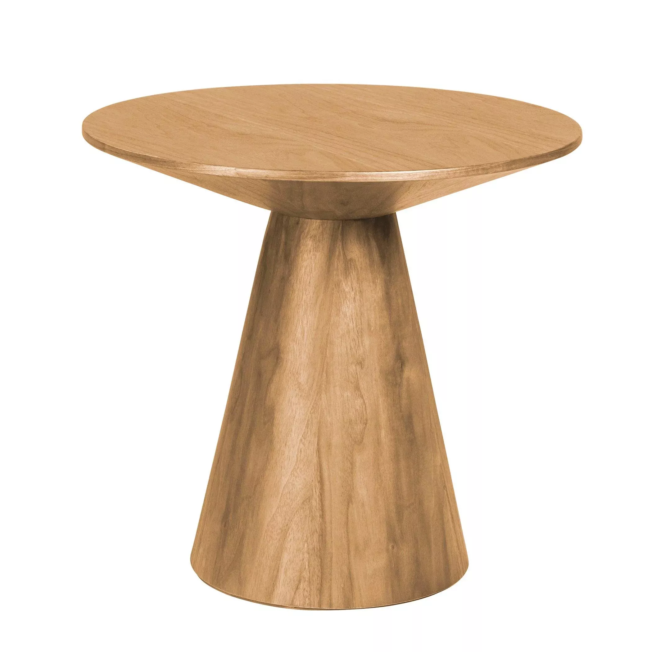 Wesley 24" Round Side Table in Oak
