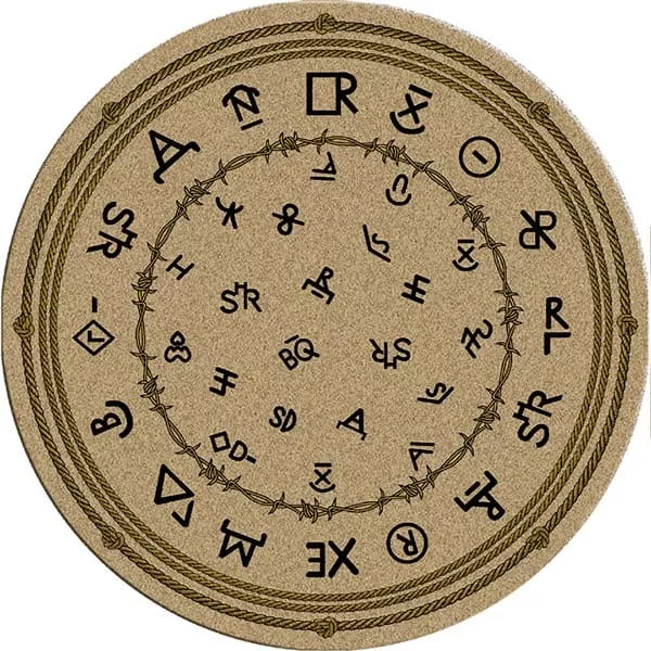 Western Brands Light 8' Round Rug
