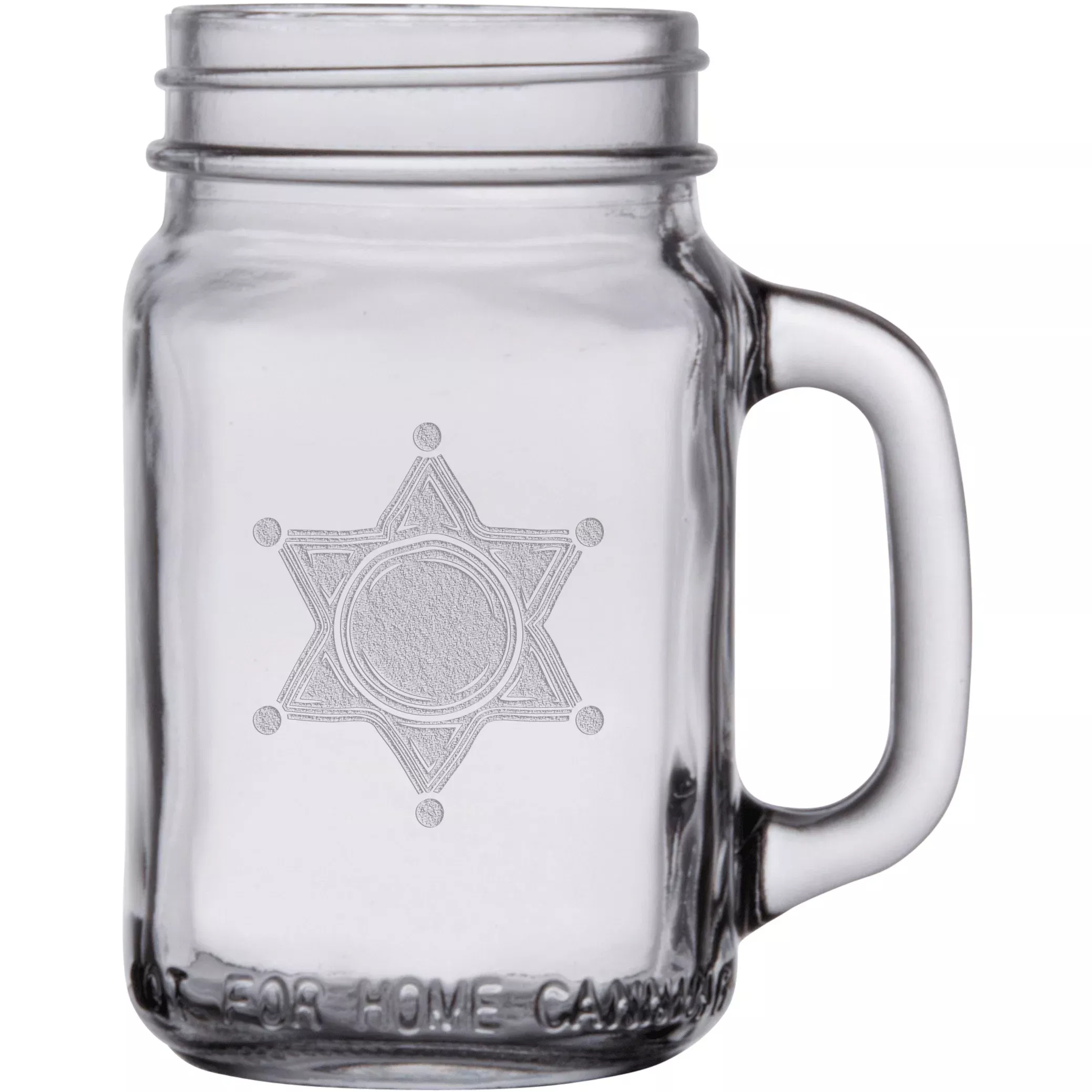 Western Star 16 oz. Mason Jar Glass Sets