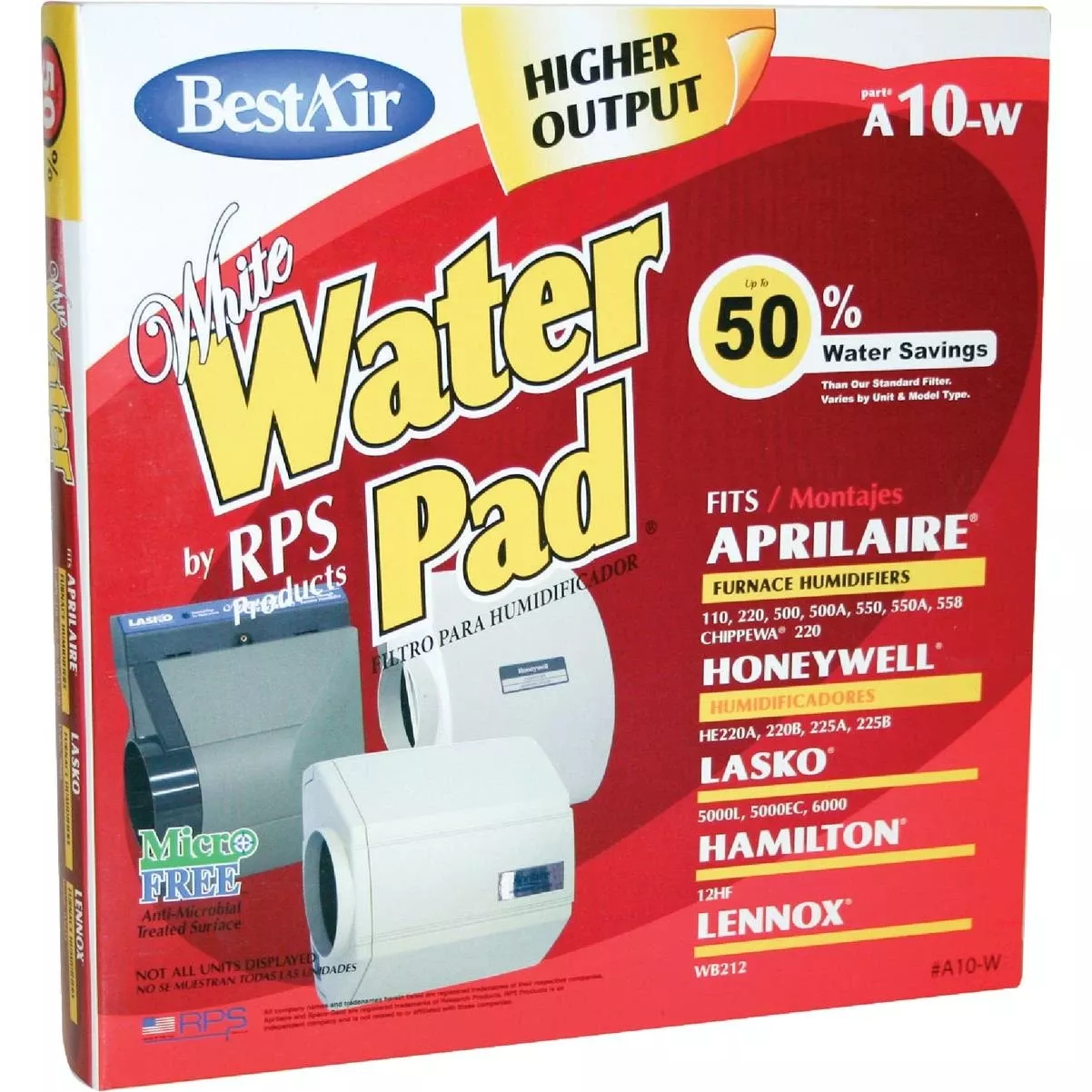White Waterpad A10w Humidifier Wick Filter