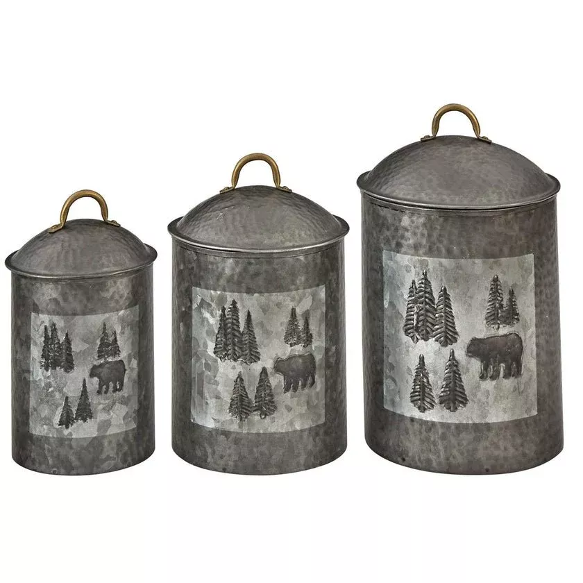 Wild Woods Canister Set of 3