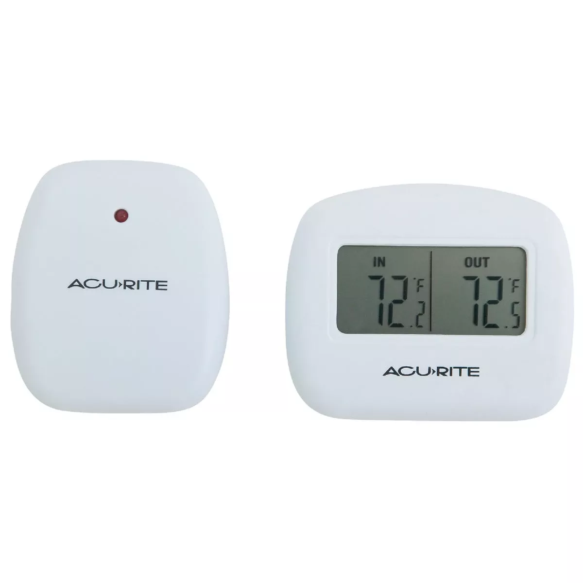 Wireless Indoor & Outdoor Thermometer With 2-1/2' Receiver And Sensor