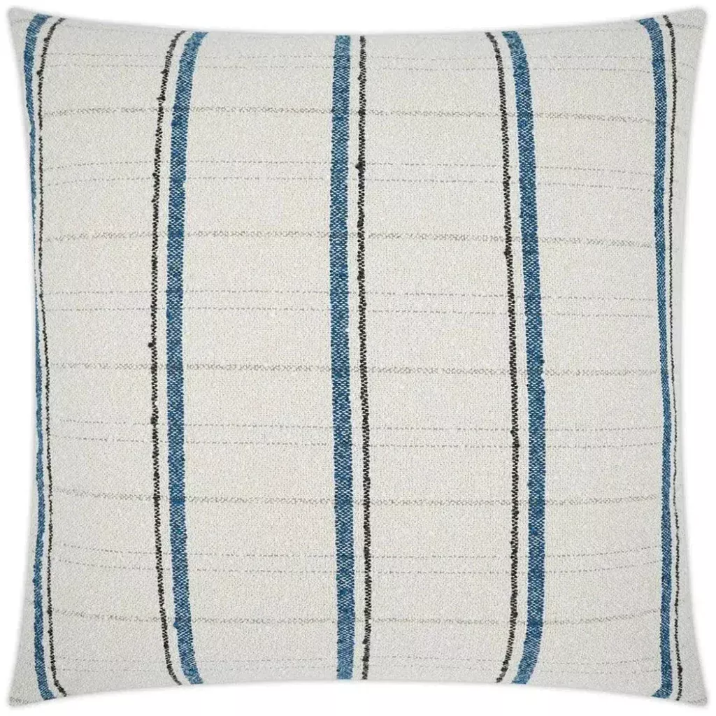 Wooly Bully Textured Navy Large Throw Pillow Insert