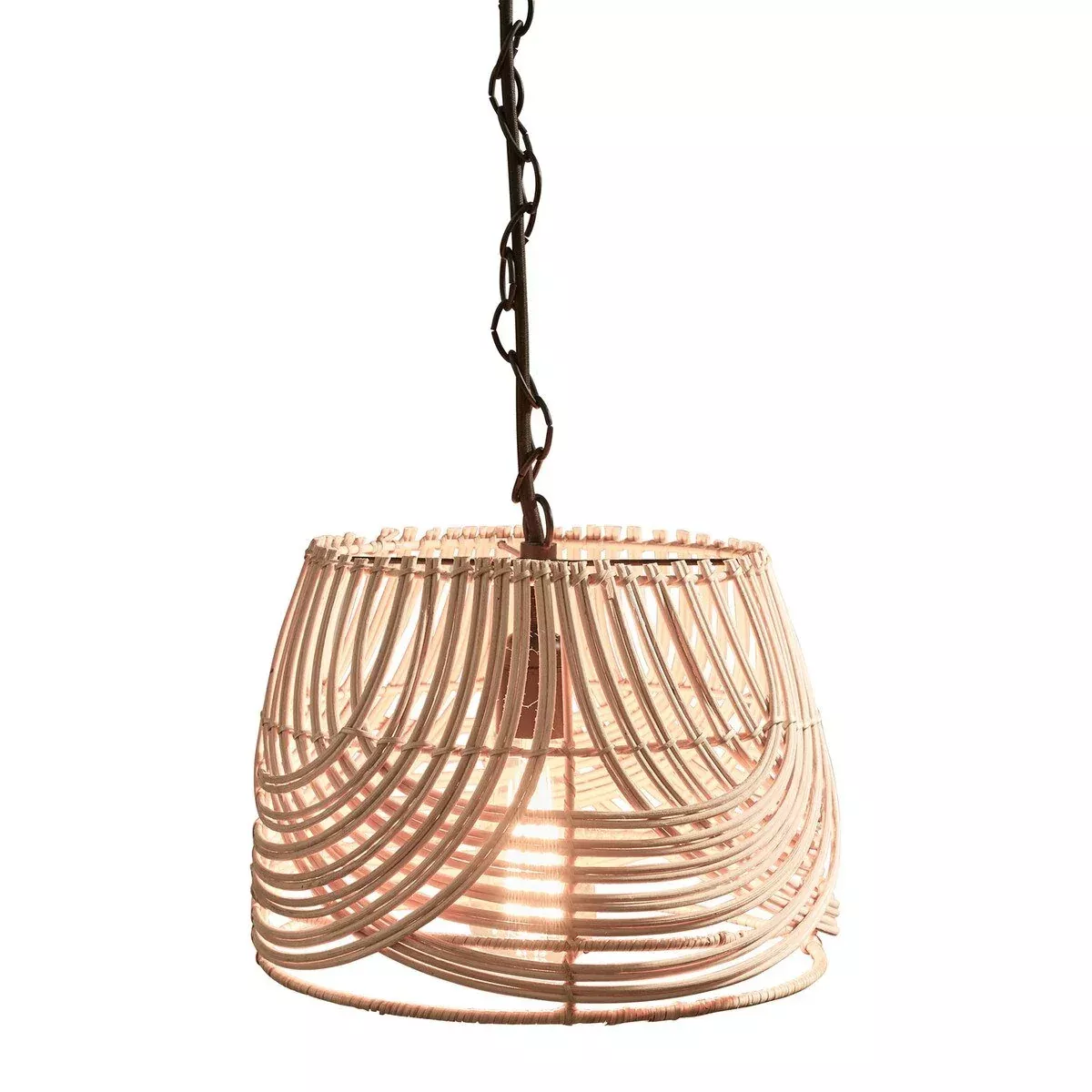 Woven Rattan Pendant Light