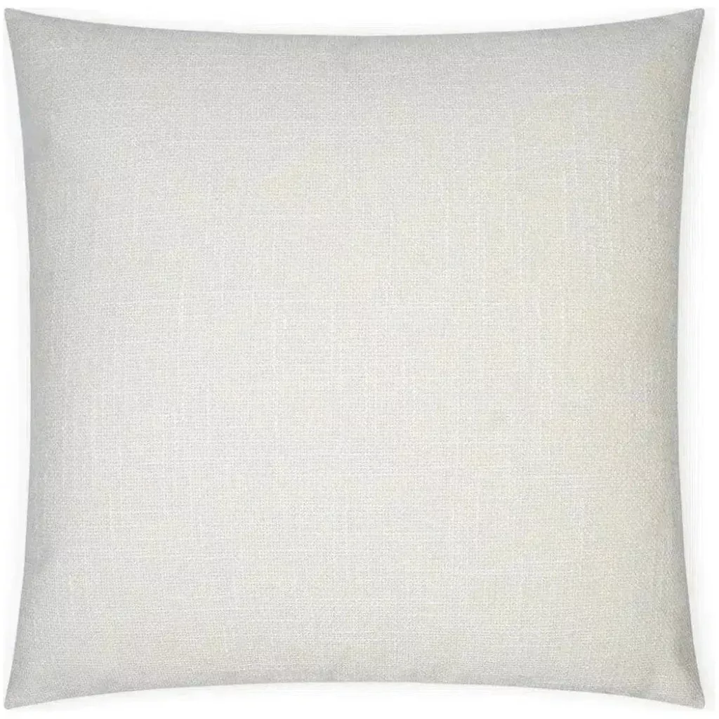 Zareen Vanilla Solid Textured Large Throw Pillow Insert