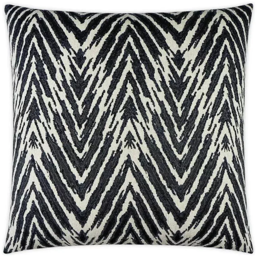 Zena Coal Global Animal Black Large Throw Pillow Insert