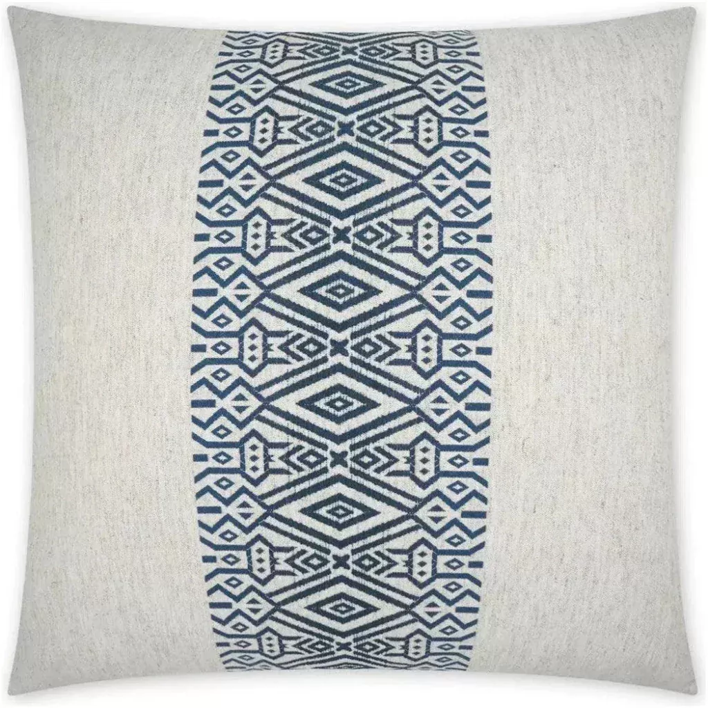 Zinga Indigo Band Navy Large Throw Pillow Insert
