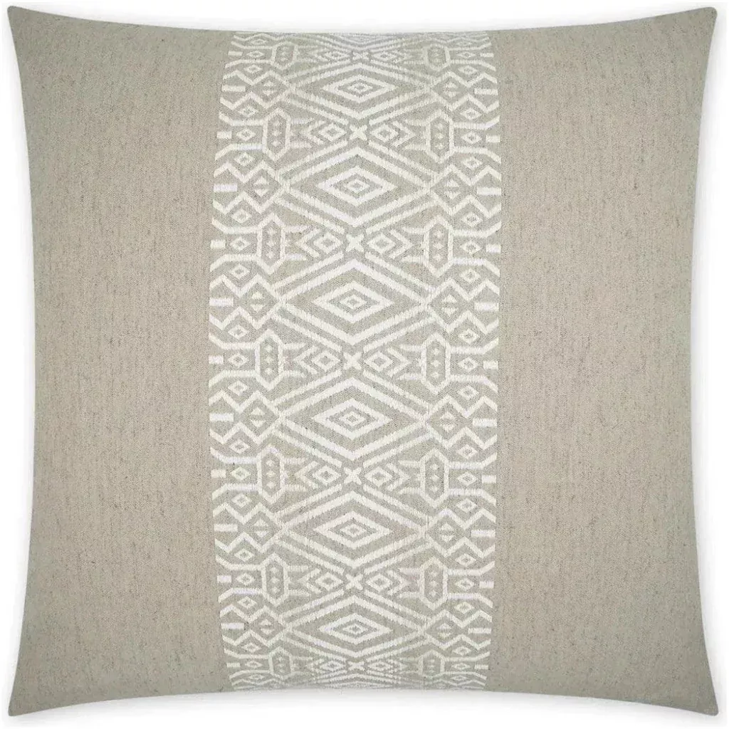 Zinga Twine Band Tan Large Throw Pillow Insert