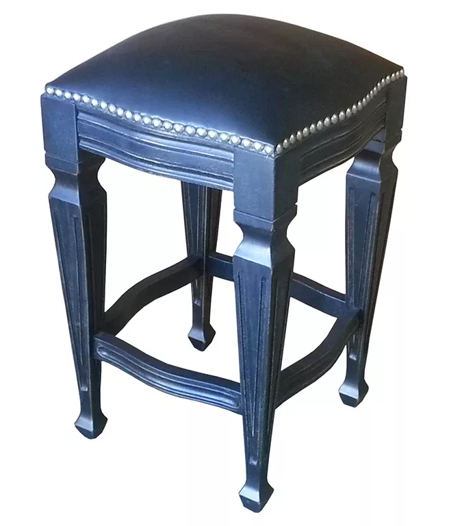 Zorro Black Barstool