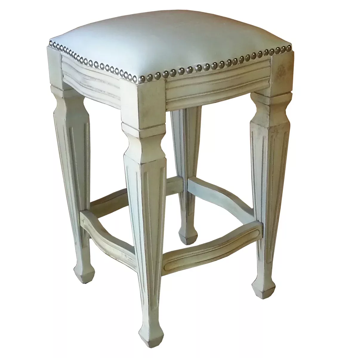 Zorro White Barstool